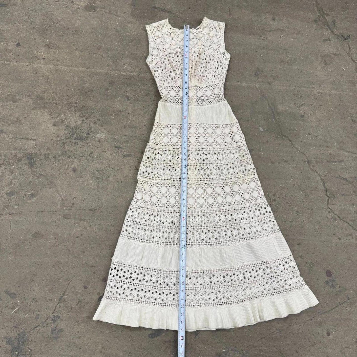 Antique Edwardian Lace Dress White Cotton Bridal