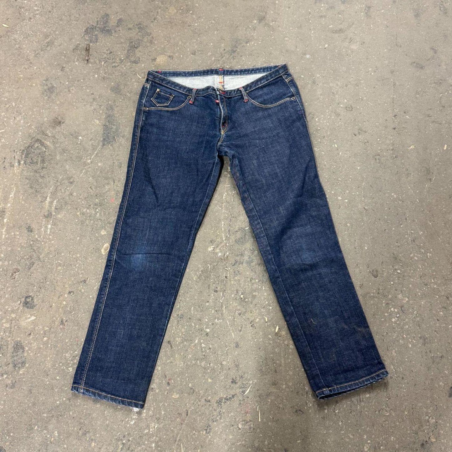 Vintage Dsquared2 Low Rise Cropped Capri Jeans S