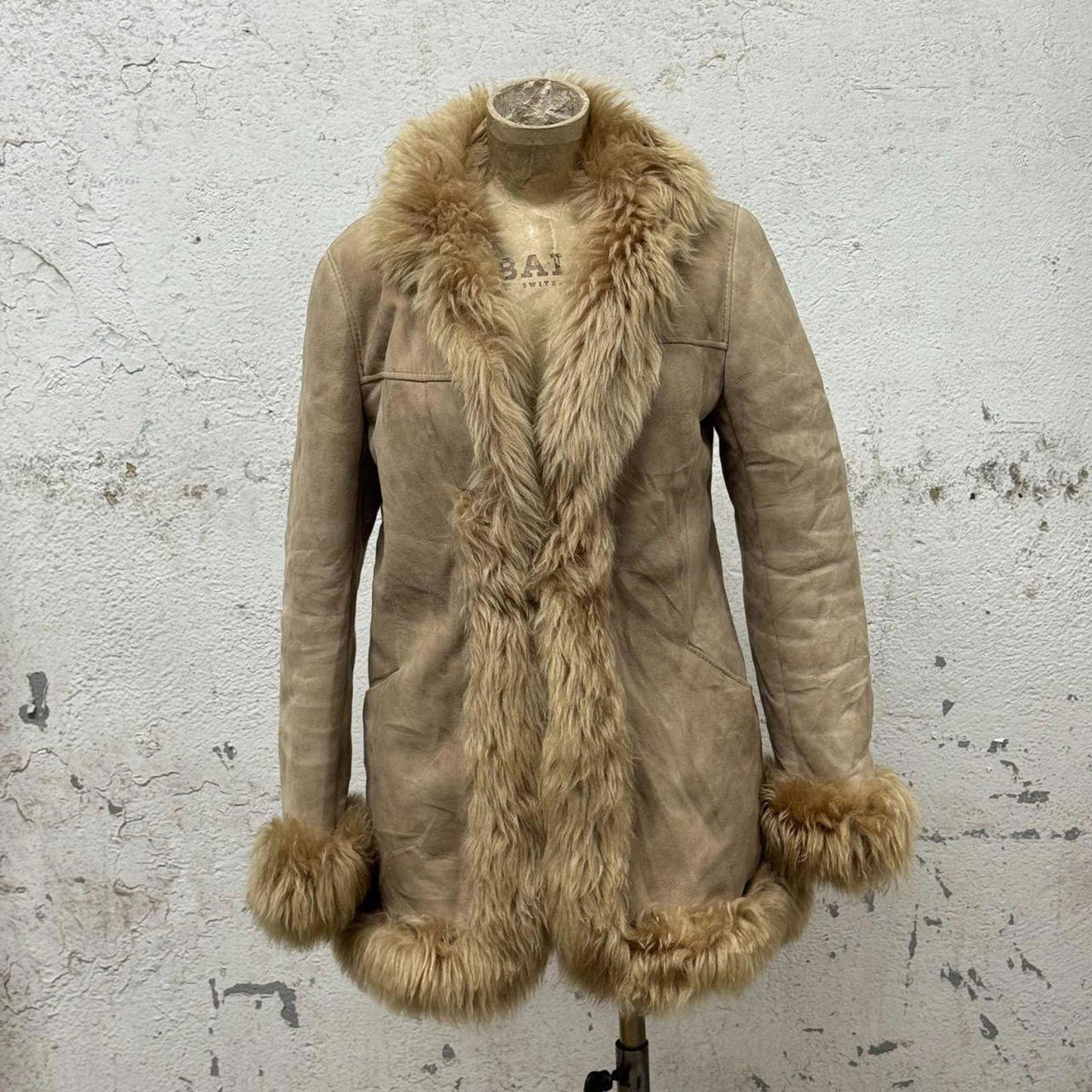 Vintage 70s Suede & Wool "Penny Lane"  Afghan Coat
