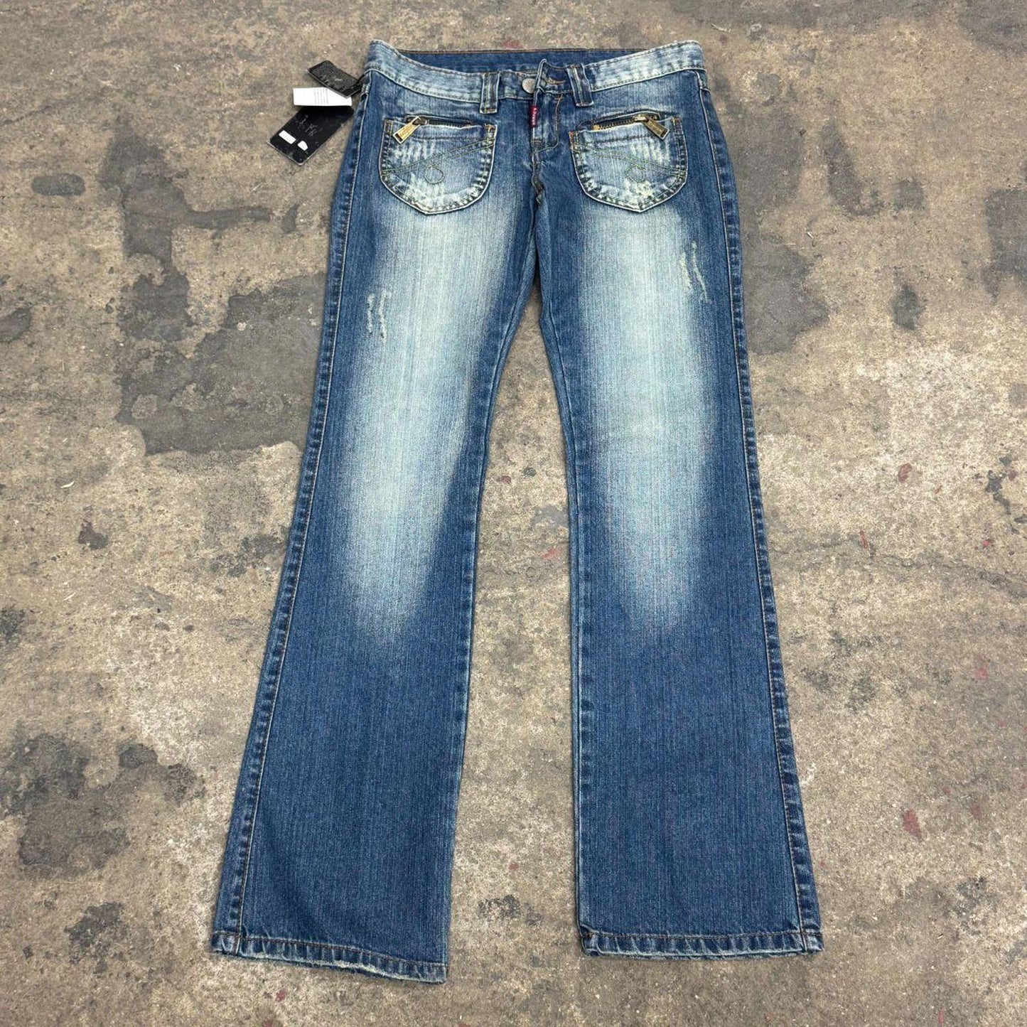 Rare NWT Y2K Vintage Dsquared2 F*cker Low Rise Jeans
