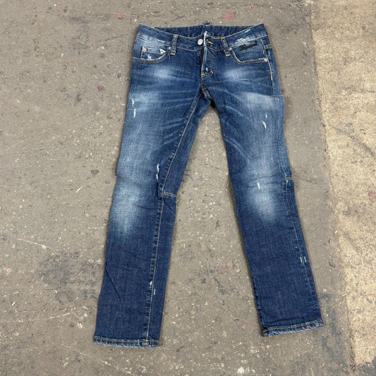 Vintage Dsquared2 Low Rise Cropped Capri Jeans XS