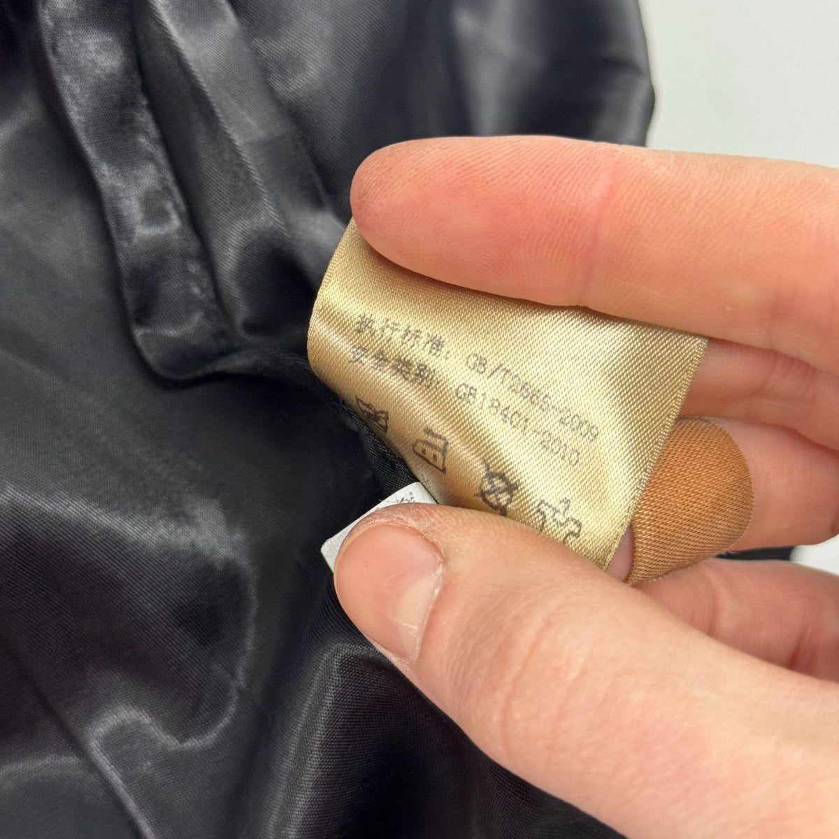 Vintage Black Military Button Marching Band Leather Jacket