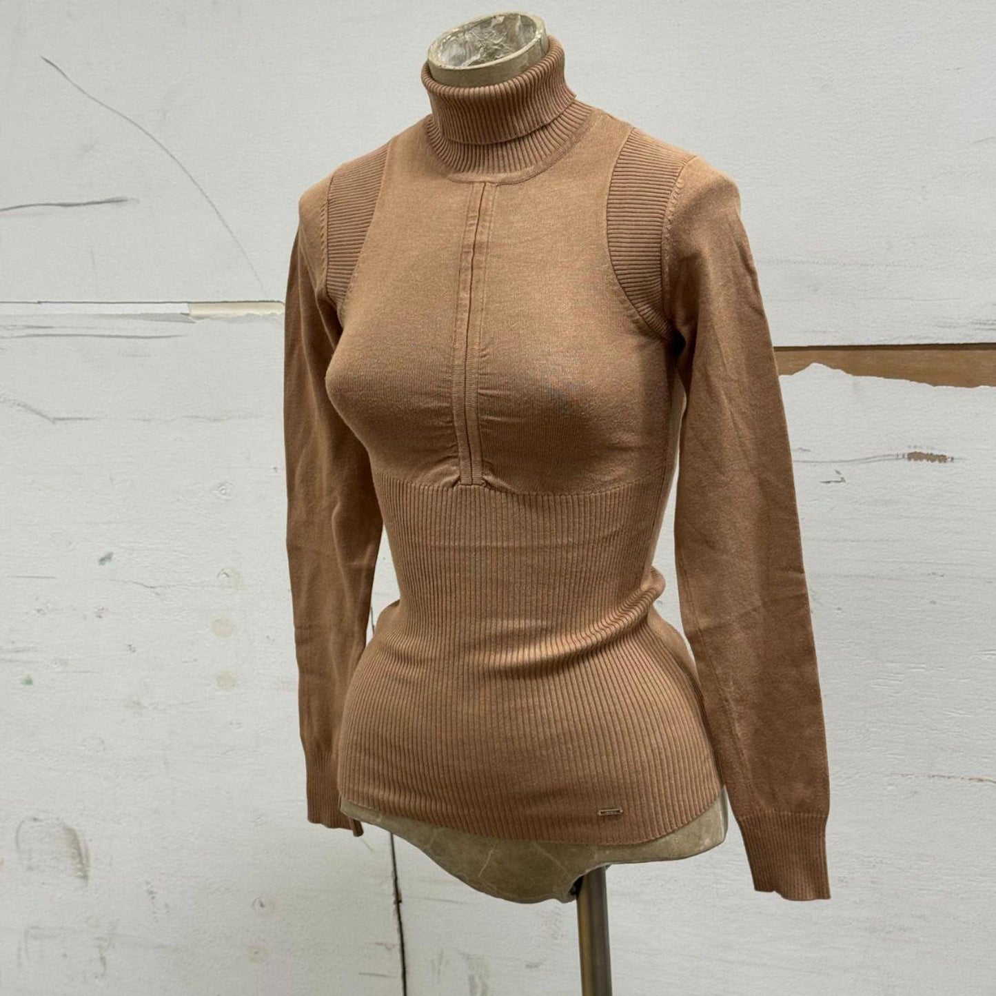 Y2K Vintage Morgan de Toi Ribbed Turtleneck Sweater