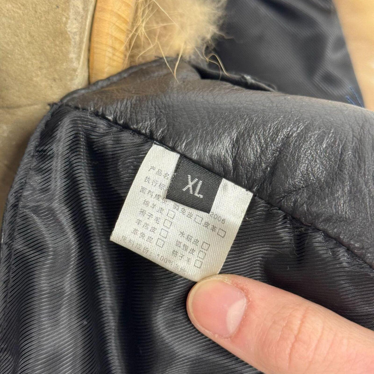 Vintage Y2K Raccoon Fur & Leather Belted Vest