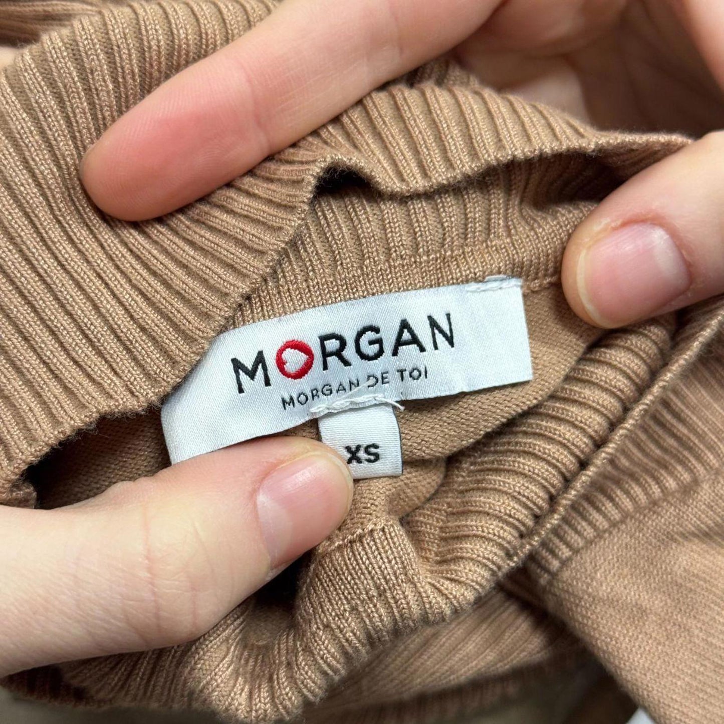 Y2K Vintage Morgan de Toi Ribbed Turtleneck Sweater