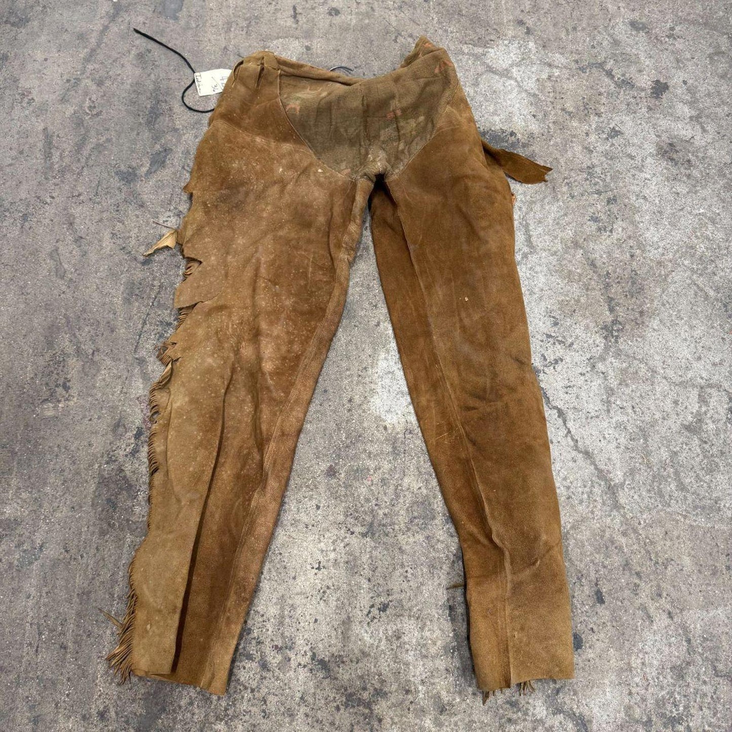 Vintage 1940s/50s Genuine Suede Fringed Western Trousers