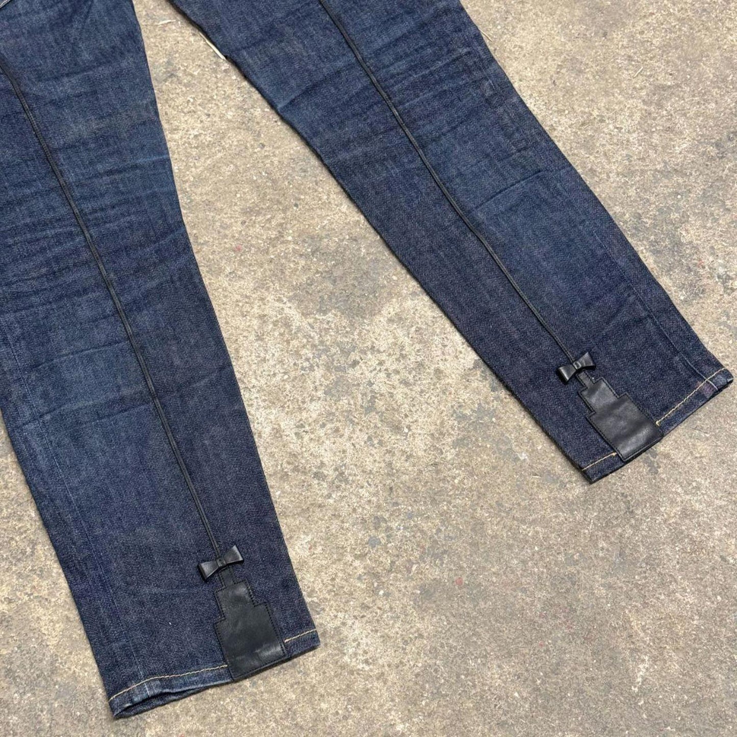 Vintage Y2K Dsquared2 Low Rise Capri Jeans Dark Wash