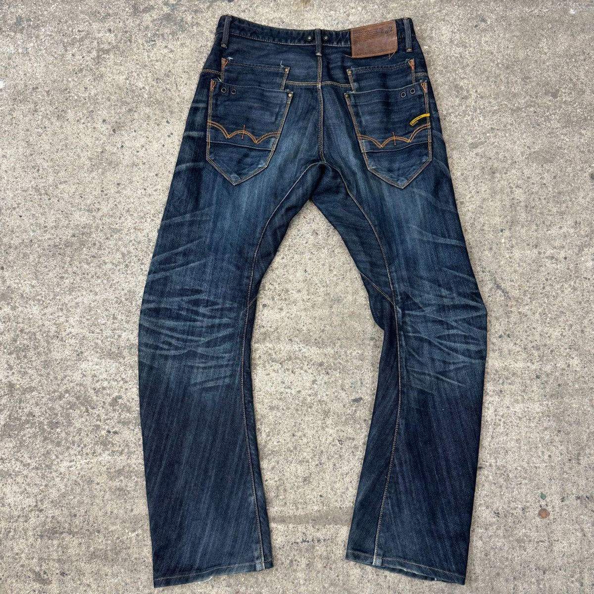 Vintage EDWIN E-Function 502 EF502 3D Ergonomic Twisted Jeans Y2K