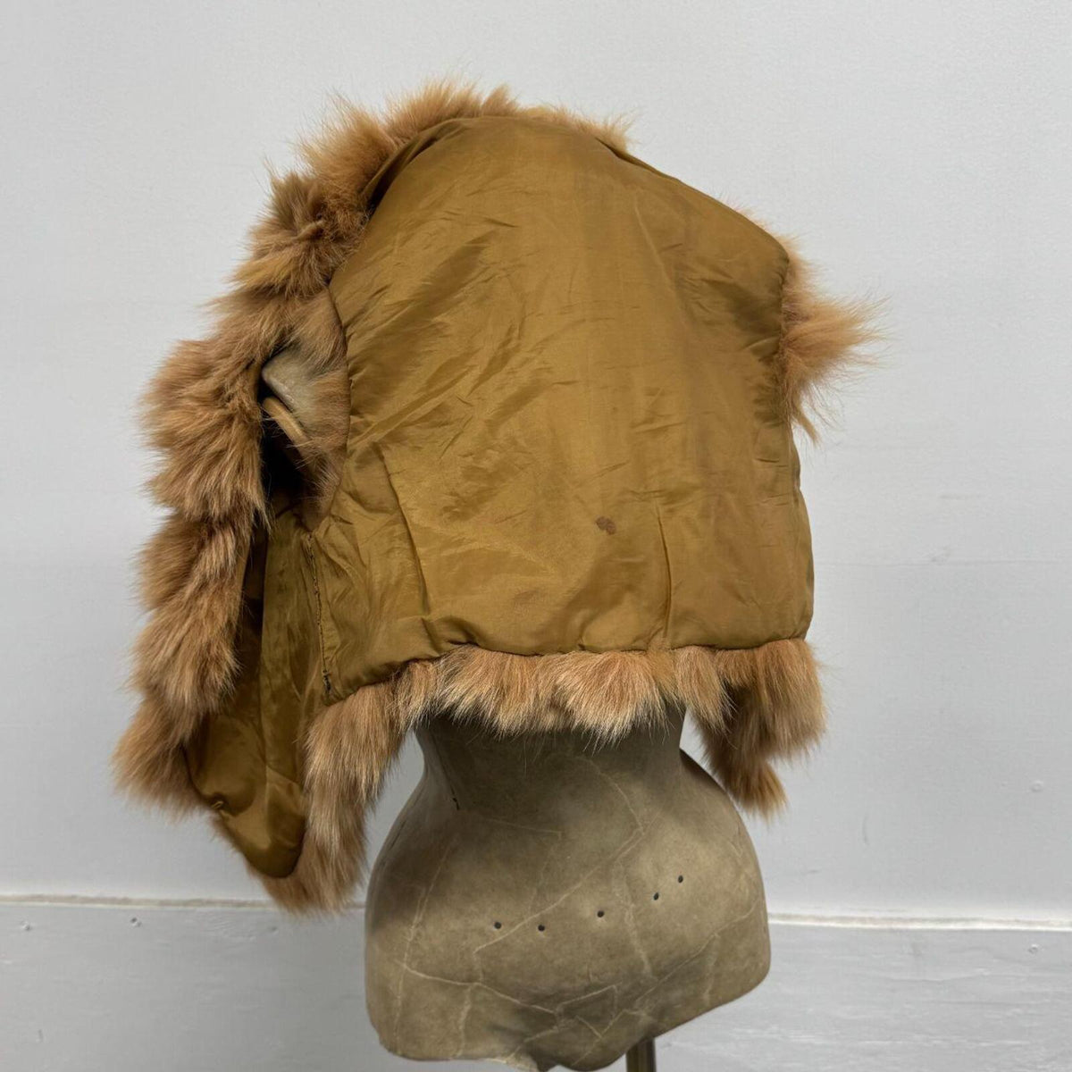 Y2K Vintage Tan Brown Genuine Fox Fur Vest