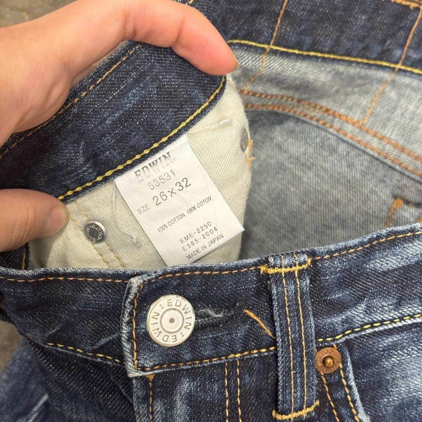 Vintage Edwin Y2K Low Rise Flare Jeans