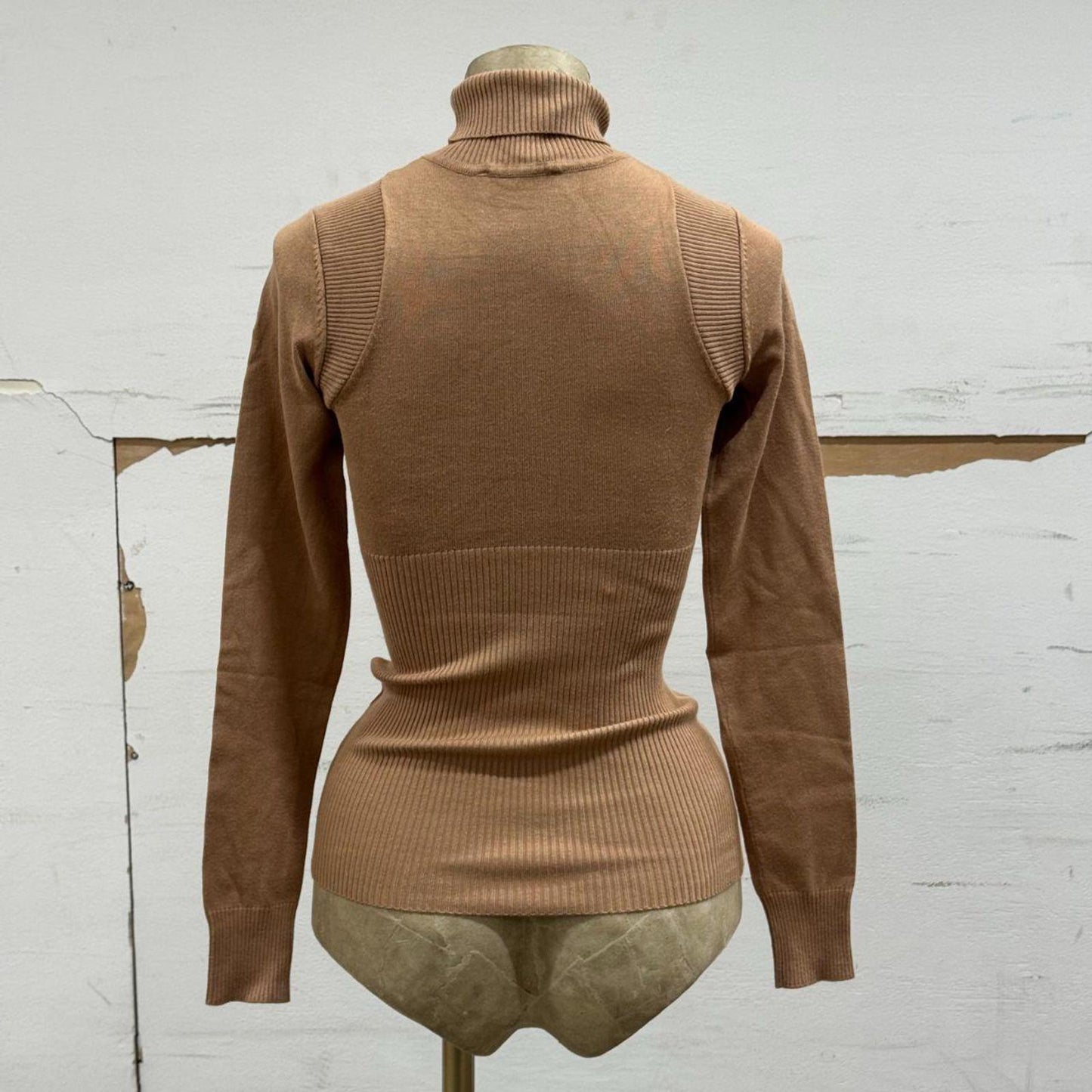 Y2K Vintage Morgan de Toi Ribbed Turtleneck Sweater