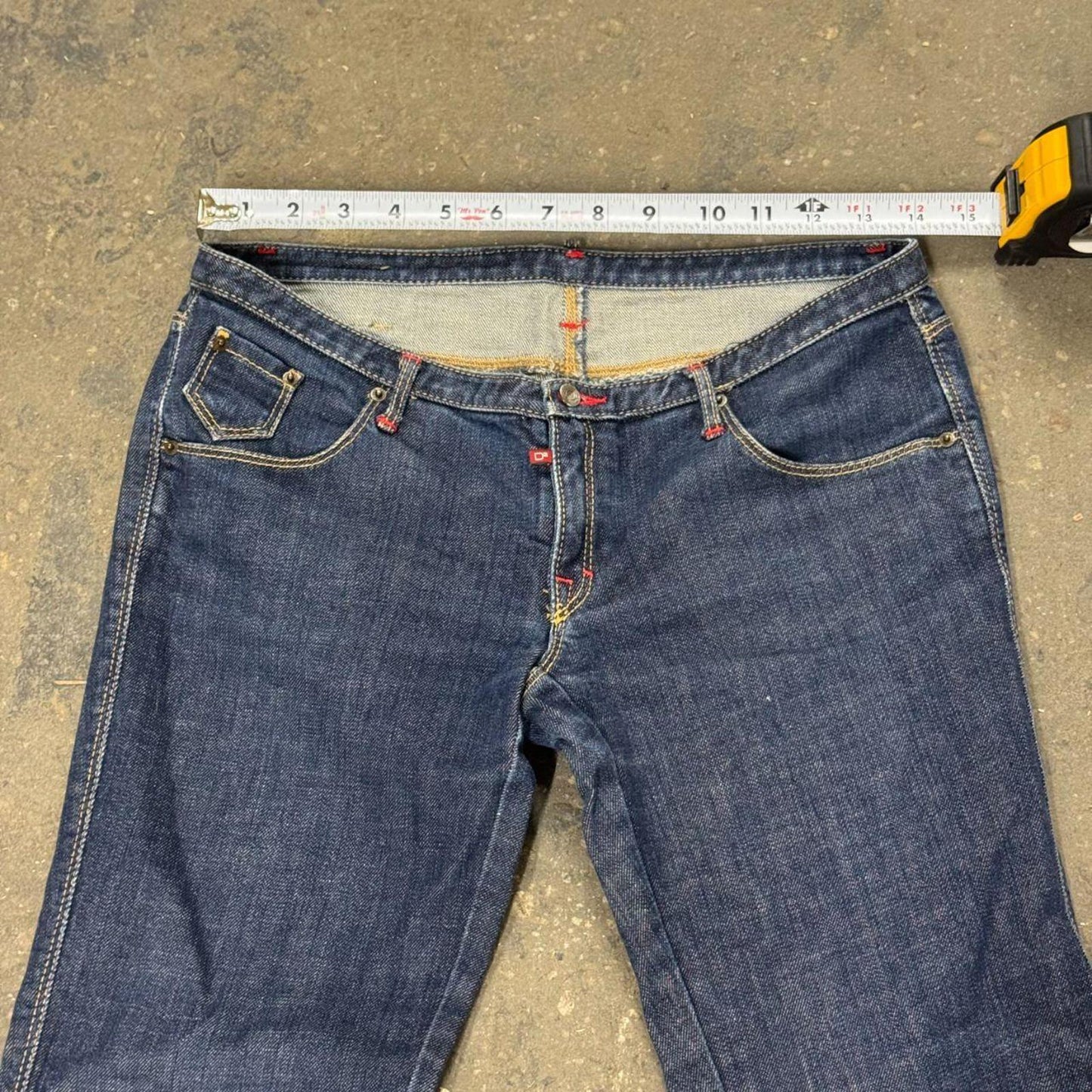 Vintage Dsquared2 Low Rise Cropped Capri Jeans S