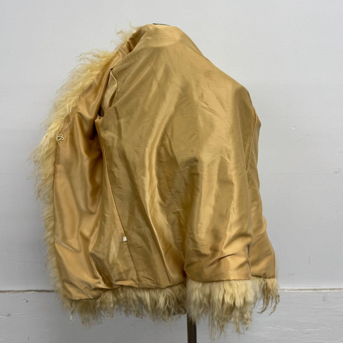 Vintage MOUSSY Buttercream Mongolian Lamb "Penny Lane" Afghan Coat