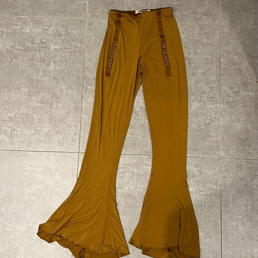 tan charlotte knowles / knwls ghater stretch trousers