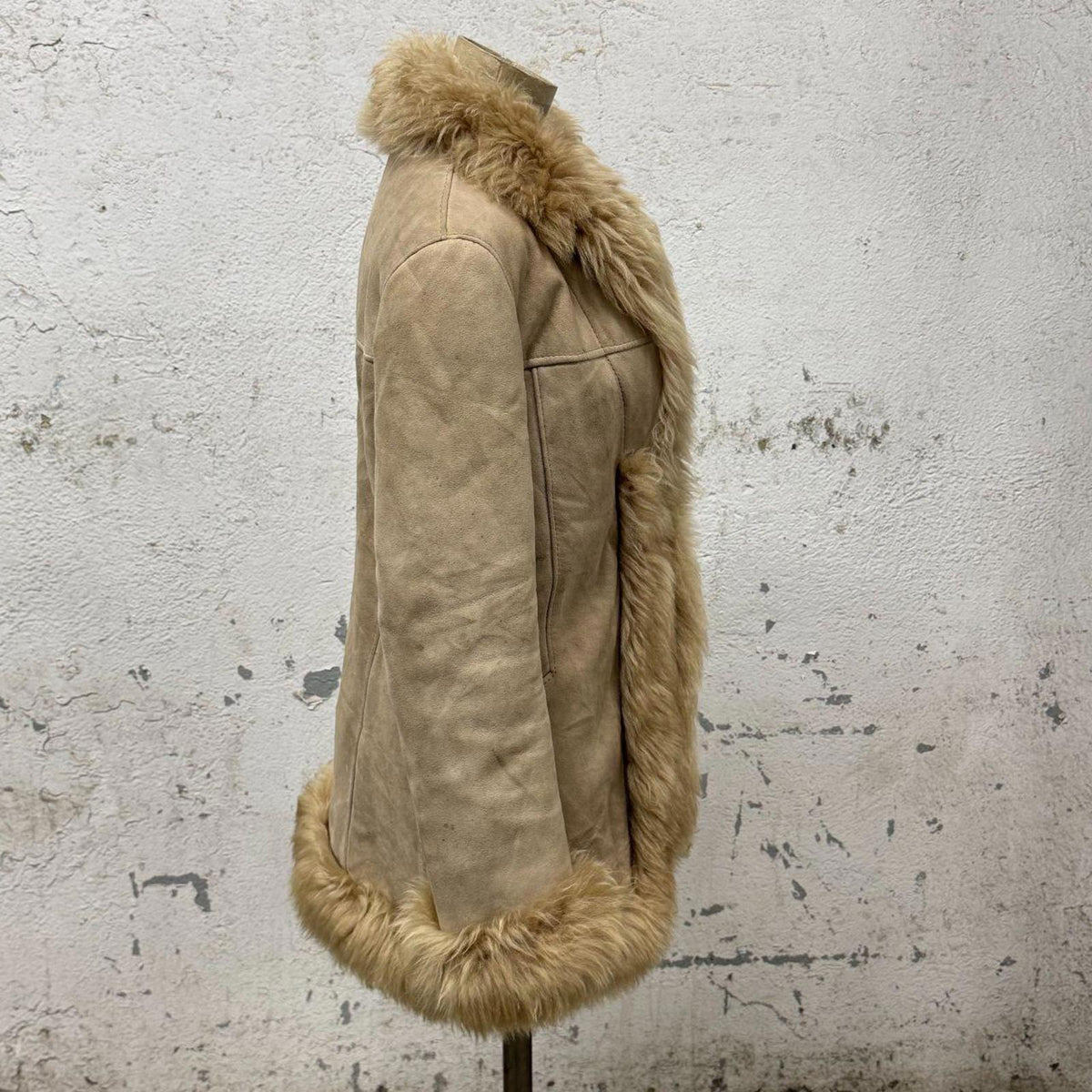 Vintage 70s Suede & Wool "Penny Lane"  Afghan Coat