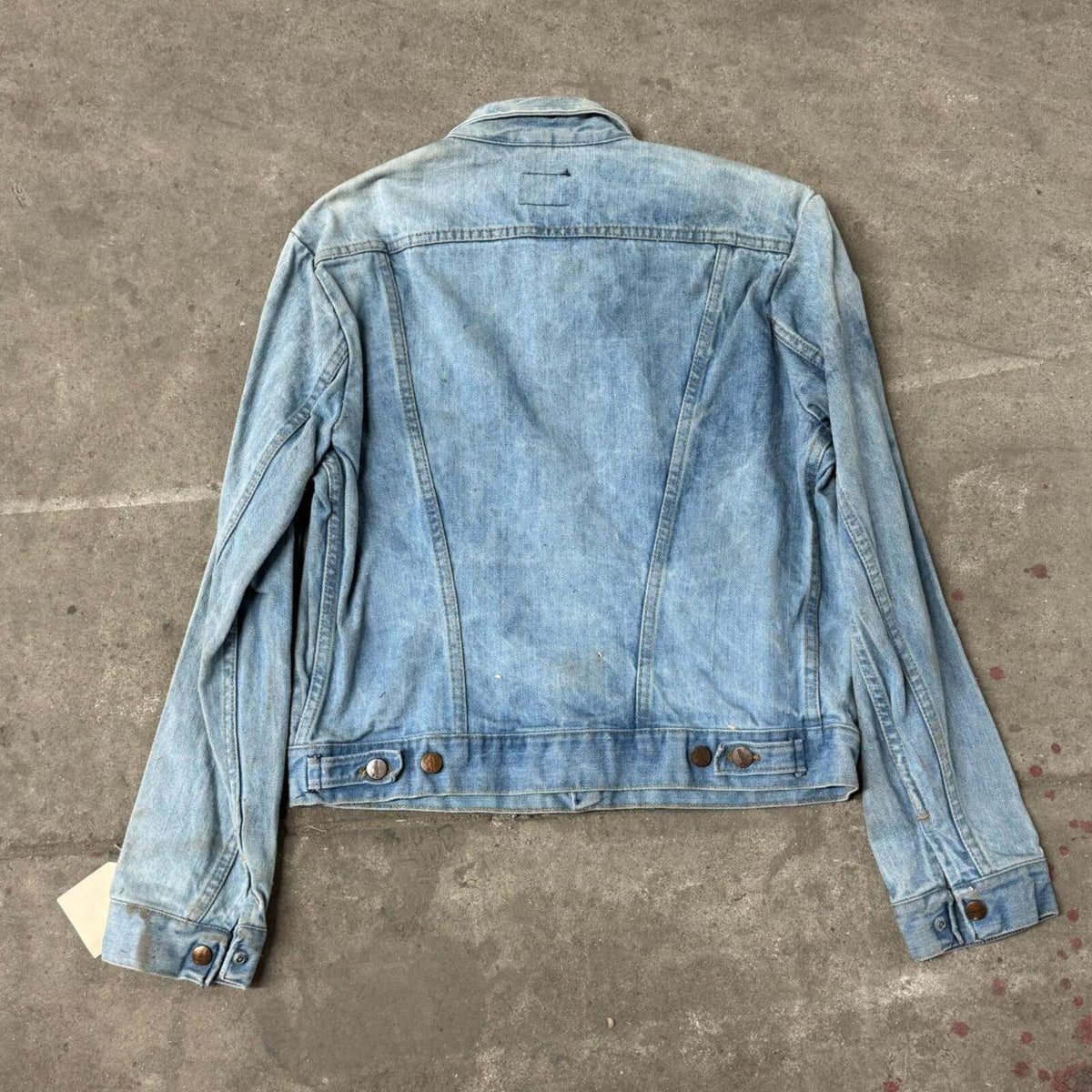 60s Vintage Maverick Made in USA Denim Trucker Jacket Blue Bell