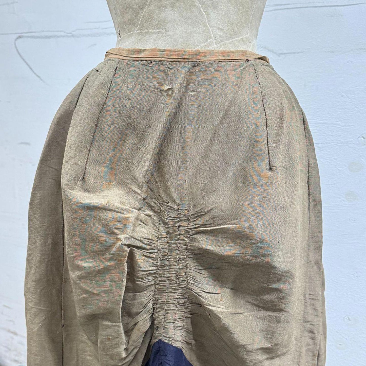 Brown Antique Victorian Bustle Petticoat (Late 1800s)