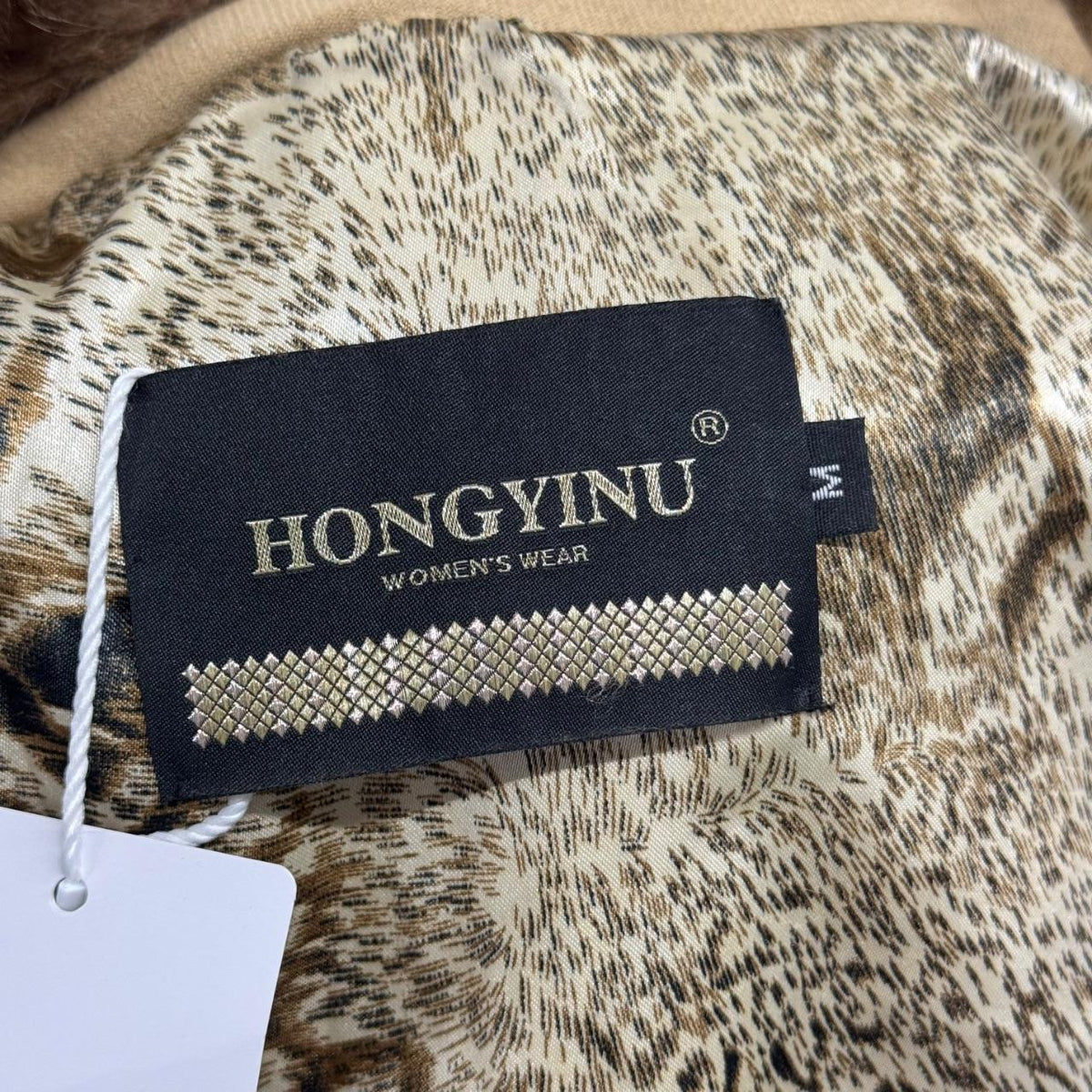 Vintage Y2K Brown Rabbit & Raccoon Fur Jacket Coat