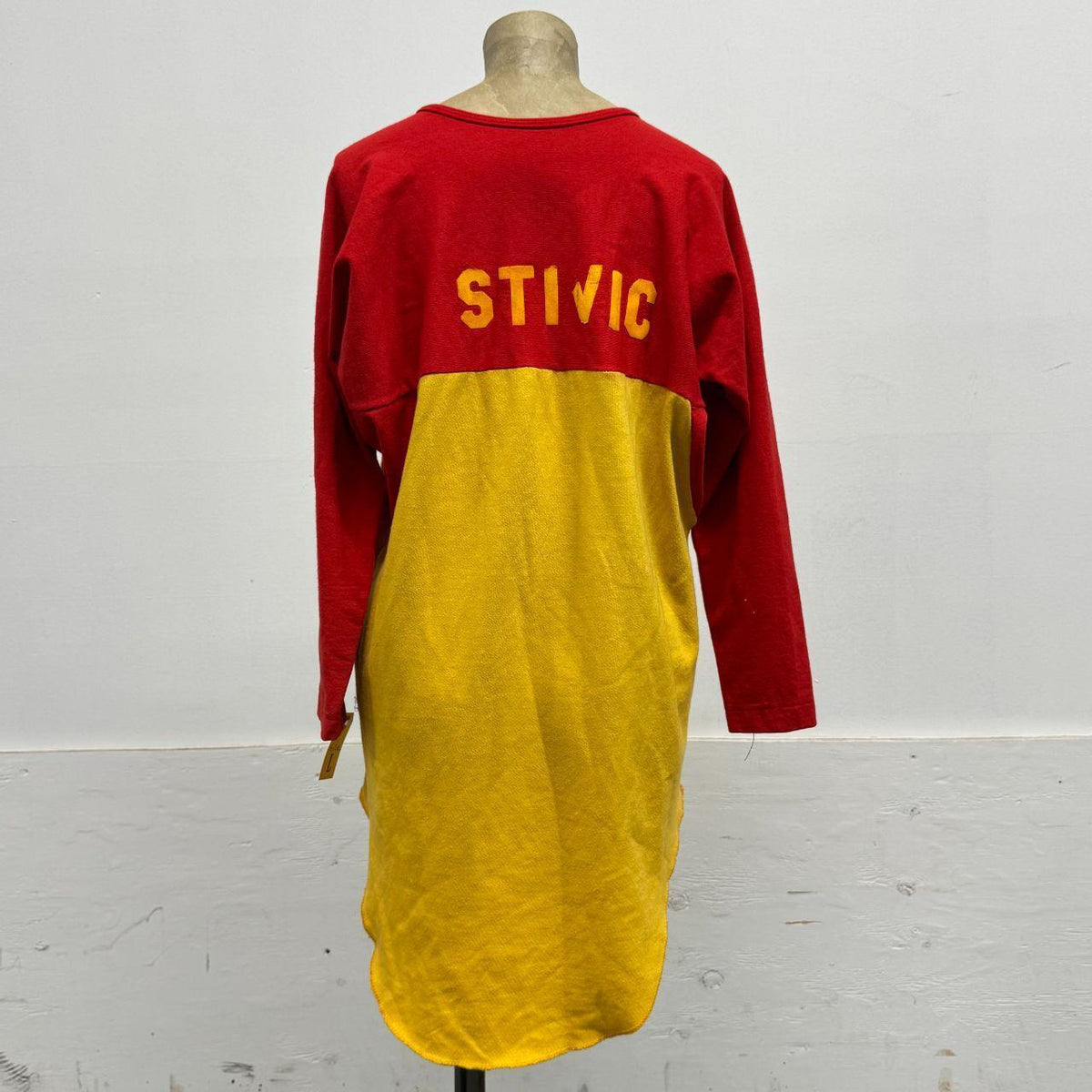 Vintage 70s Distressed Red 88 Henley Football Jersey TV COSTUME