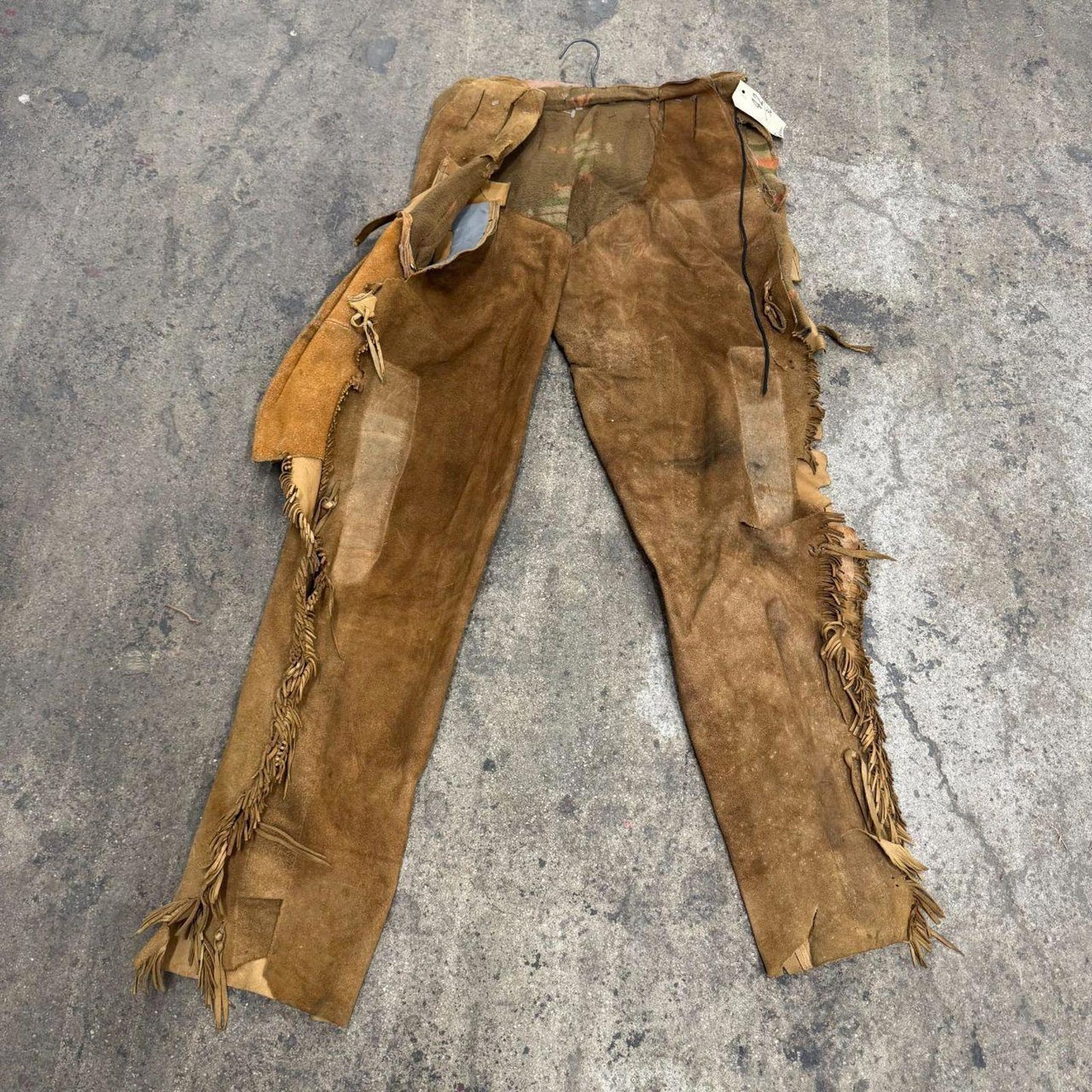 Vintage 1940s/50s Genuine Suede Fringed Western Trousers