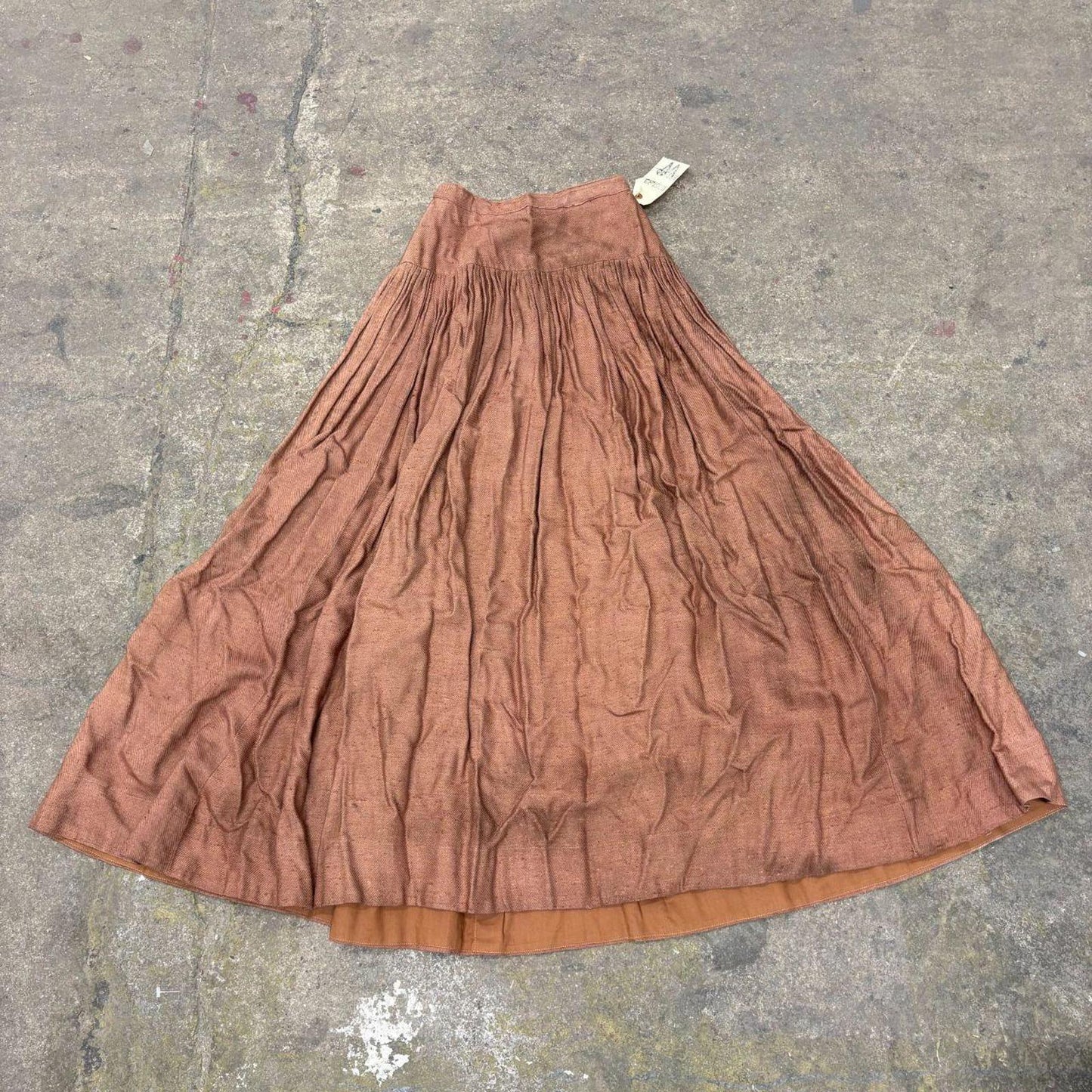 Vintage Film Costume 40s 50s Does Victorian Antique Style Prairie Skirt S