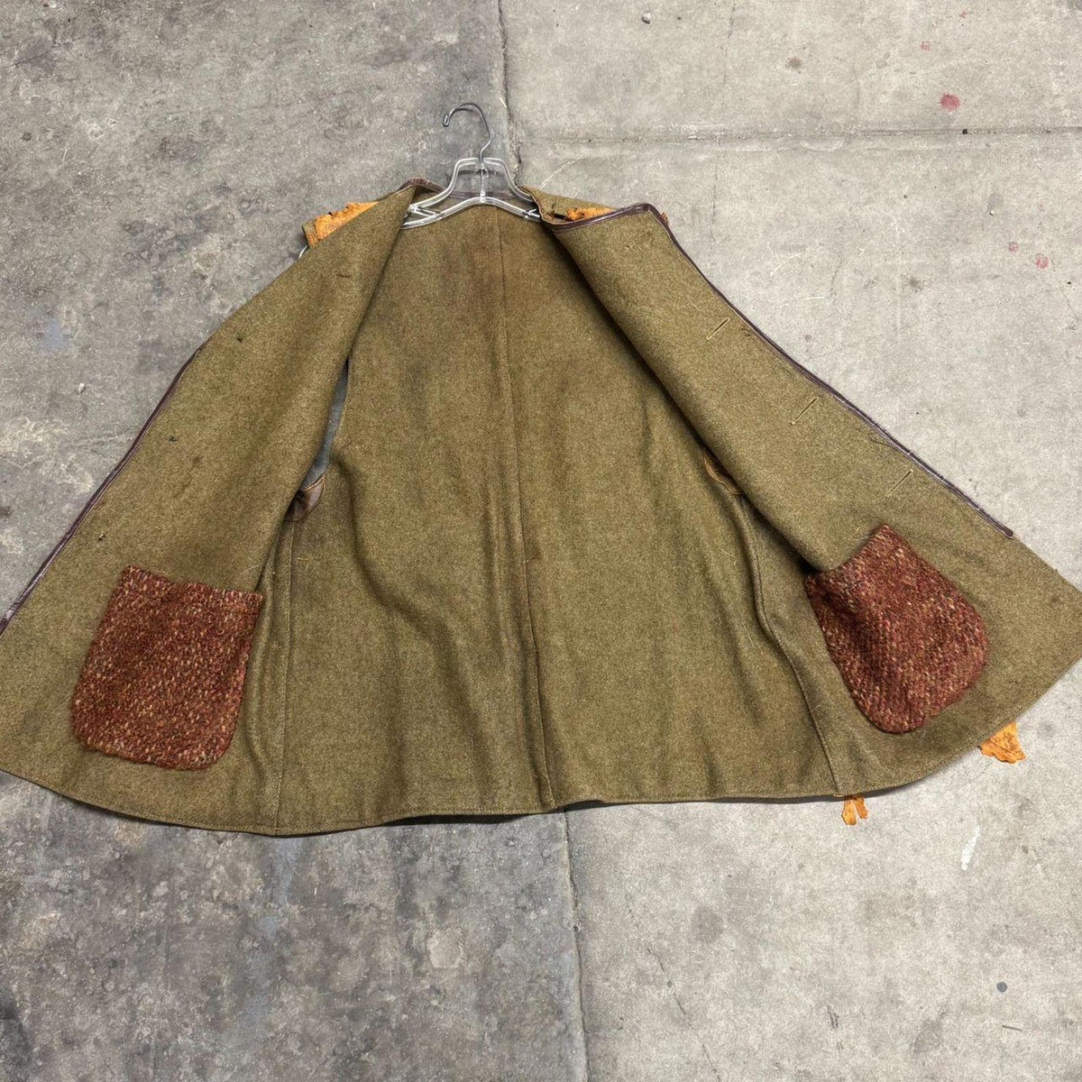 Vintage 60s 70s Leather Distressed Patchwork Western Film Costume Vest
