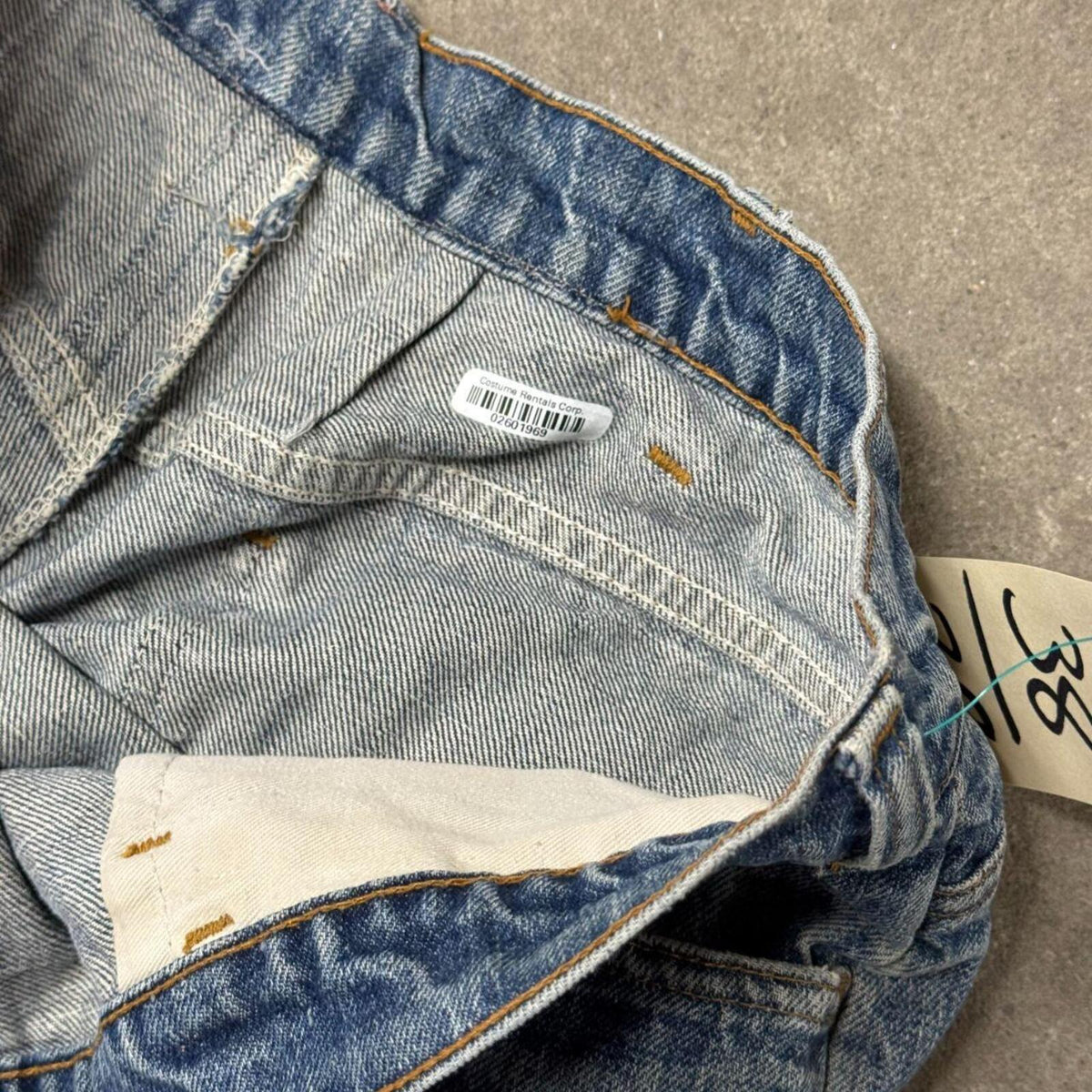70s Vintage Levi's Orange Tab Mud-Washed Denim Jeans sz 38x29