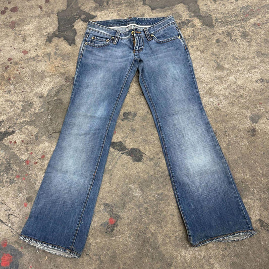 Archival Dsquared² "Faith" Low Rise Flare Jeans S/M