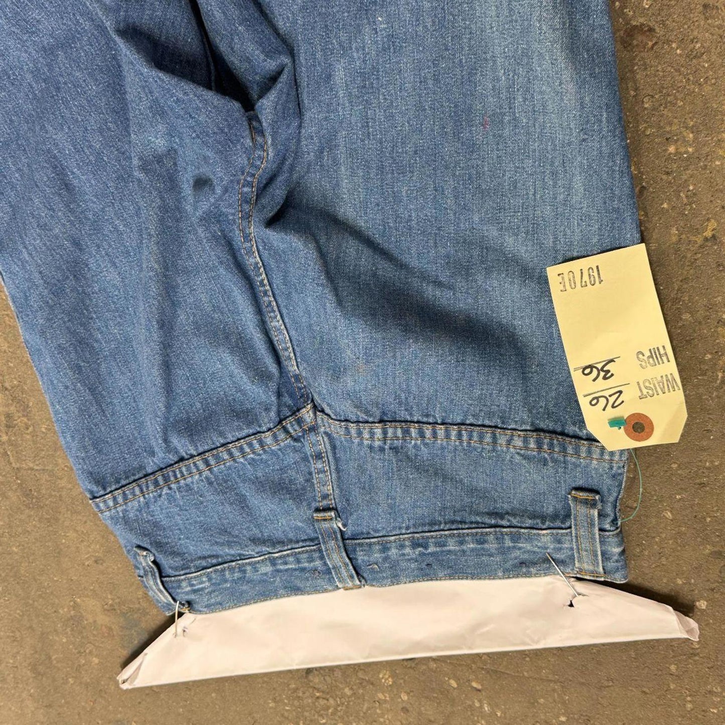 Vintage 70s High Rise Flare "Bush" Jeans XS