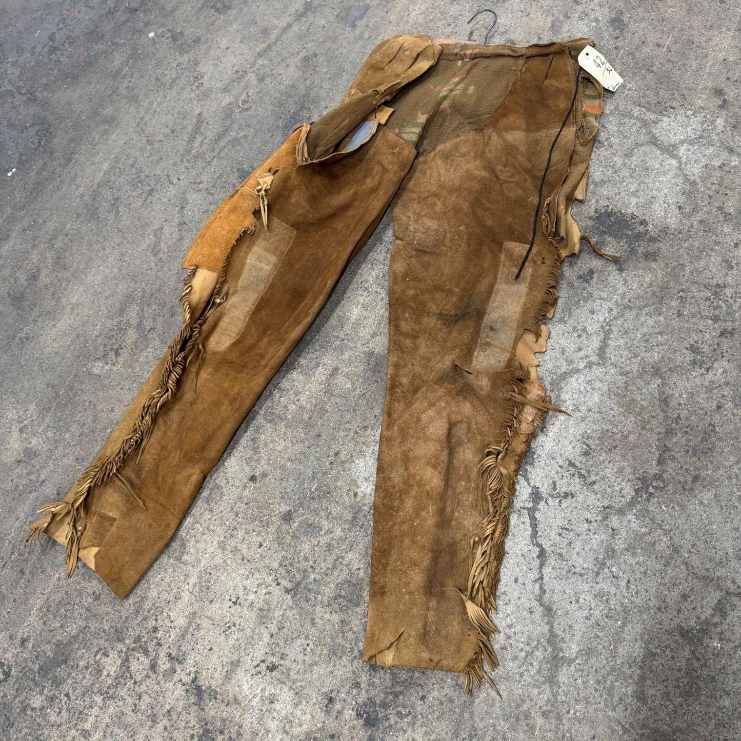 Vintage 1940s/50s Genuine Suede Fringed Western Trousers