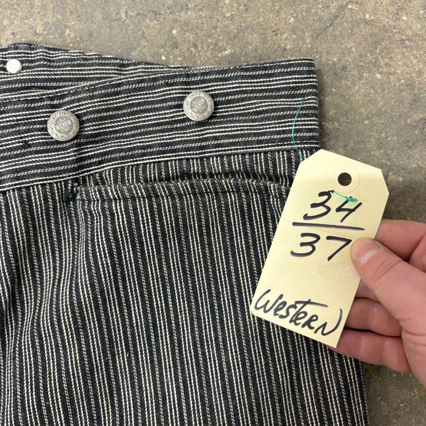 Vintage Film Costume 40s 50s Does Victorian Antique Style Men's Western Pants