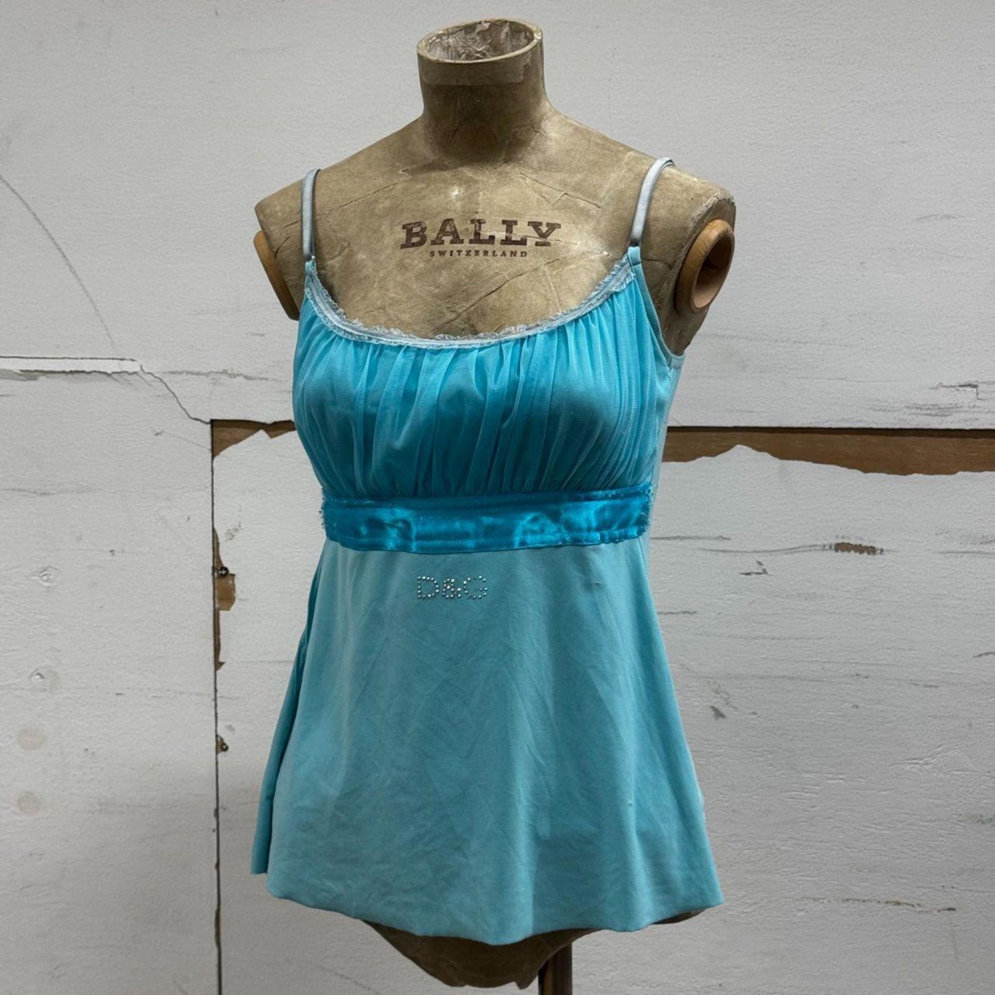 Y2k Vintage Dolce & Gabbana DG Babydoll Top Size S