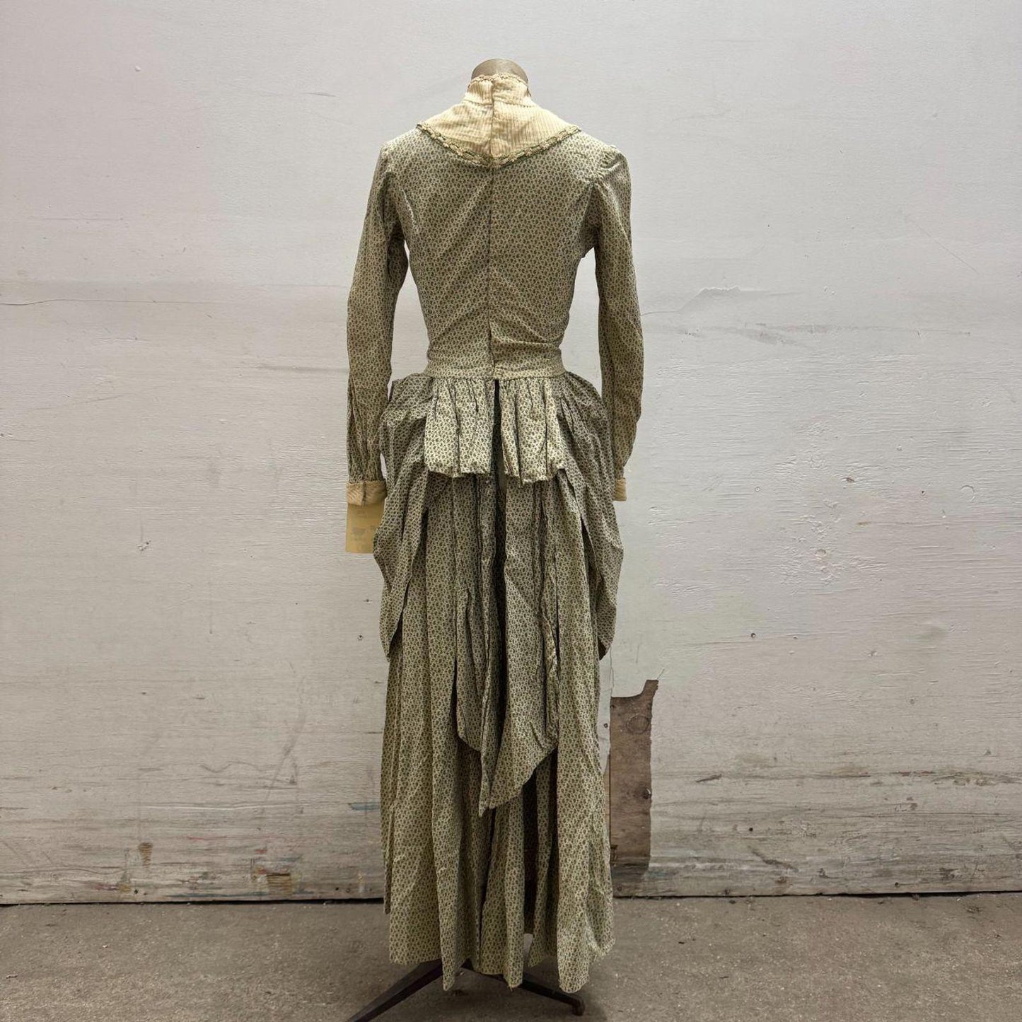 Vintage 1950s does 1880s Victorian Western Bustle Prairie Dress Film Costume