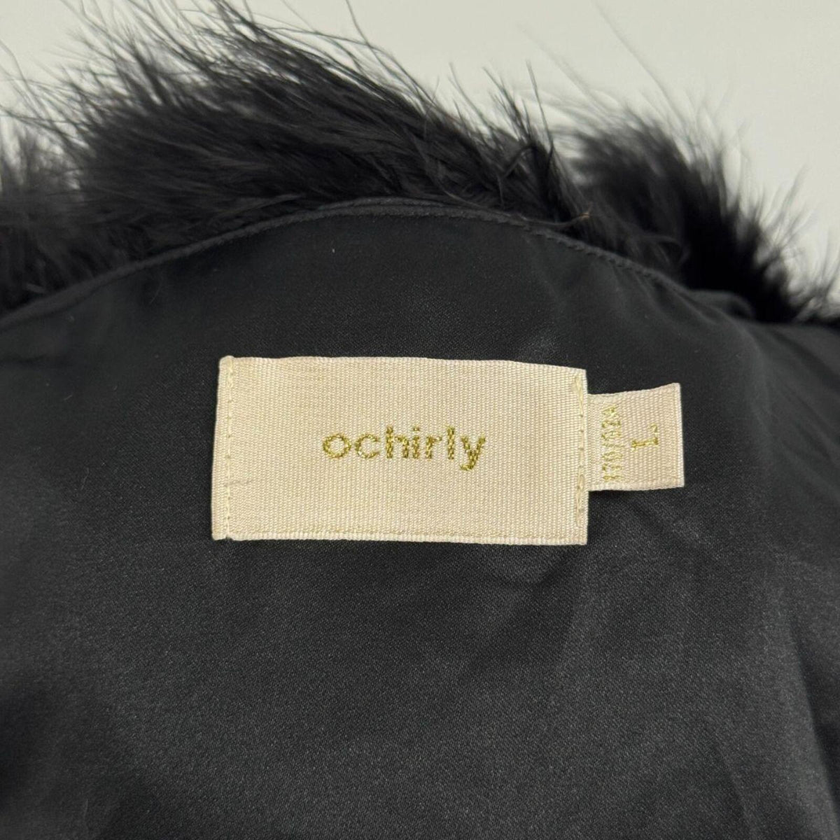 Y2K Vintage Black Marabou Ostrich Feather Vest
