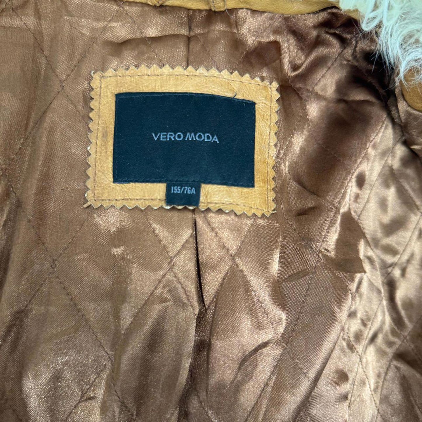 Vintage Y2K Penny Lane Afghan Genuine Leather & Shearling Coat