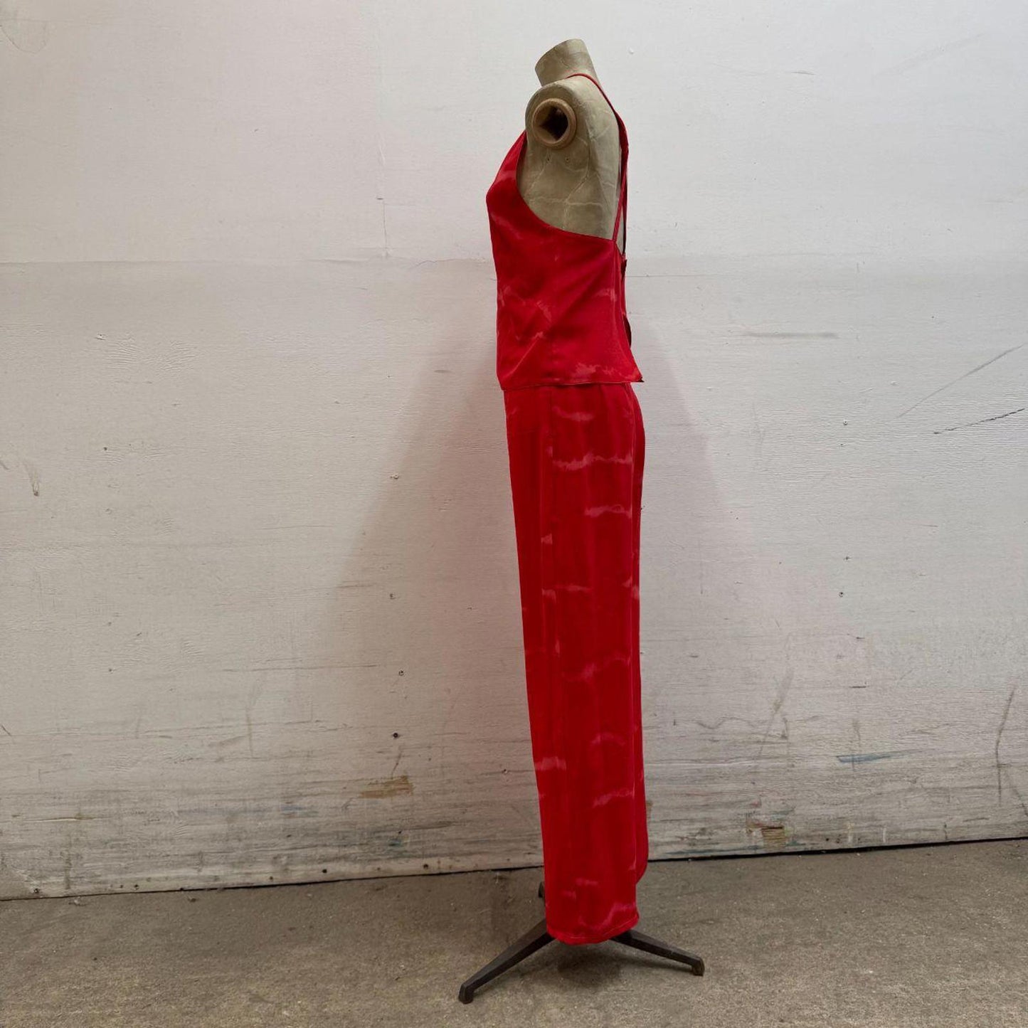 Authentic 90s Giorgio Armani 100% Silk Red Sample Set