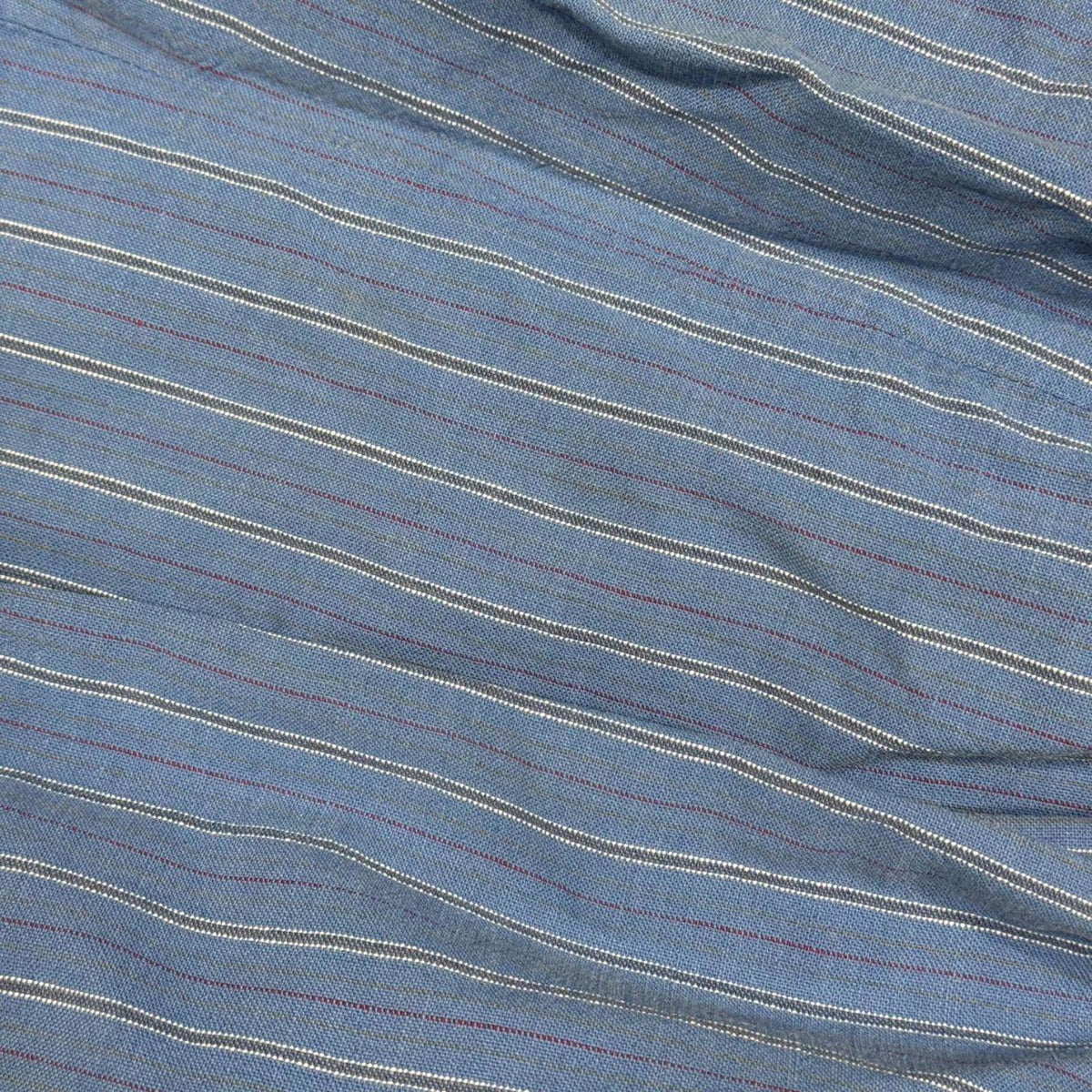 Vintage Film Costume 50s Does Victorian Western Style Prairie Skirt Blue Stripe