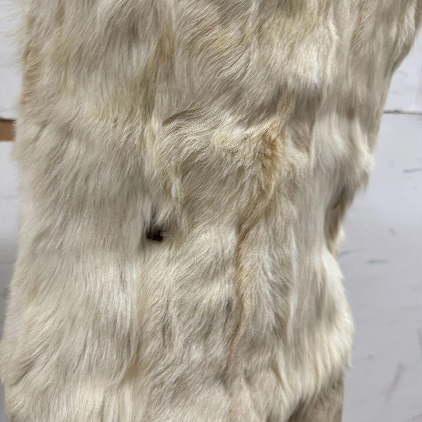 Vintage Y2K Rabbit Fur, Fox Fur, & Leather Statement Vest
