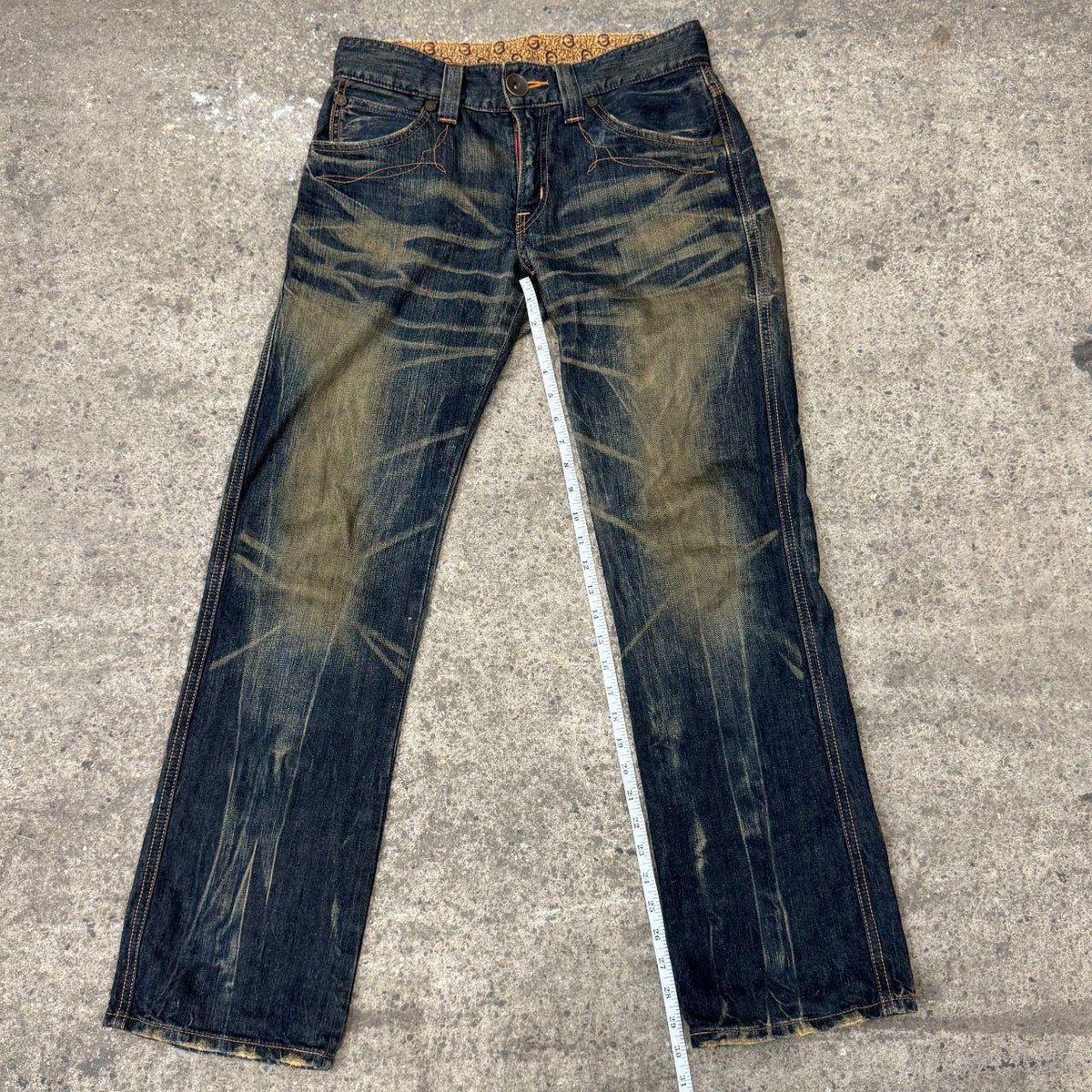 Vintage EDWIN Blue Trip BTZ503 Western Japanese Denim Jeans Y2K
