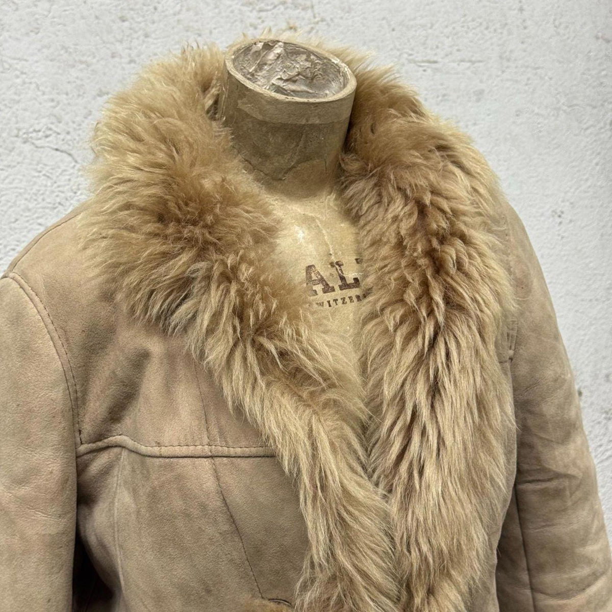Vintage 70s Suede & Wool "Penny Lane"  Afghan Coat