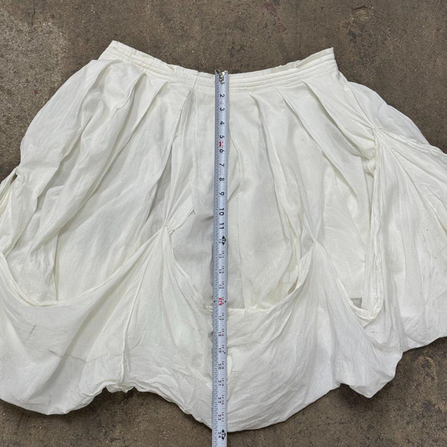 Mais il est où le Soleil? French Designer White Bubble Skirt