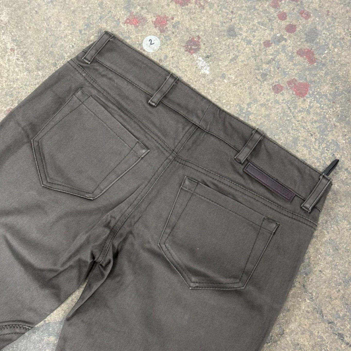 Vintage Prada Brown Low Rise Sport Trousers S