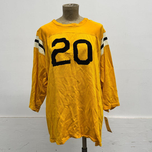 Vintage 60s 70s Mason Gold 20 & "49’ERS" Distressed Football Jersey