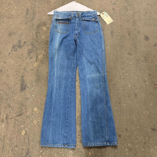 Vintage 70s High Rise Flare "Bush" Jeans XS