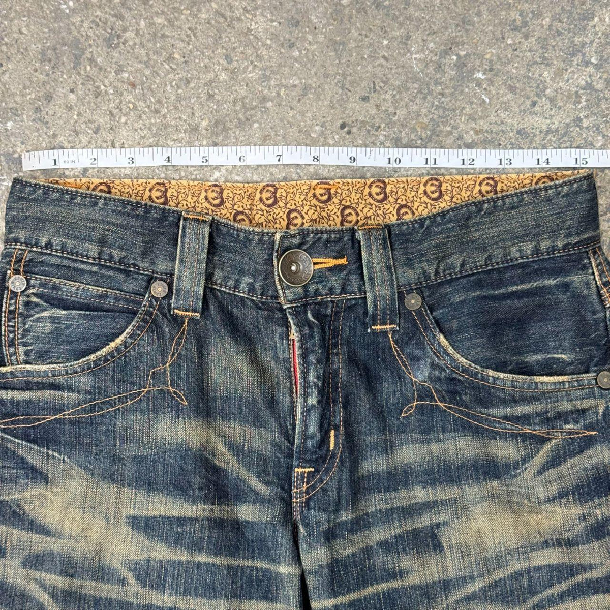 Vintage EDWIN Blue Trip BTZ503 Western Japanese Denim Jeans Y2K