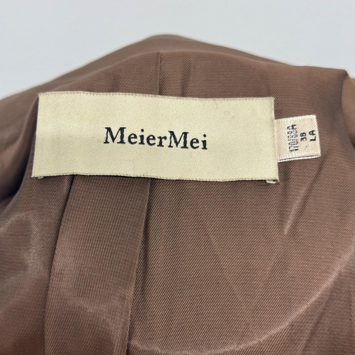 Vintage Brown Longline Trenchcoat Leather Jacket