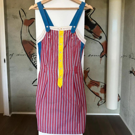 Dsquared2 SS07 Runway Striped Mini Dress Size S