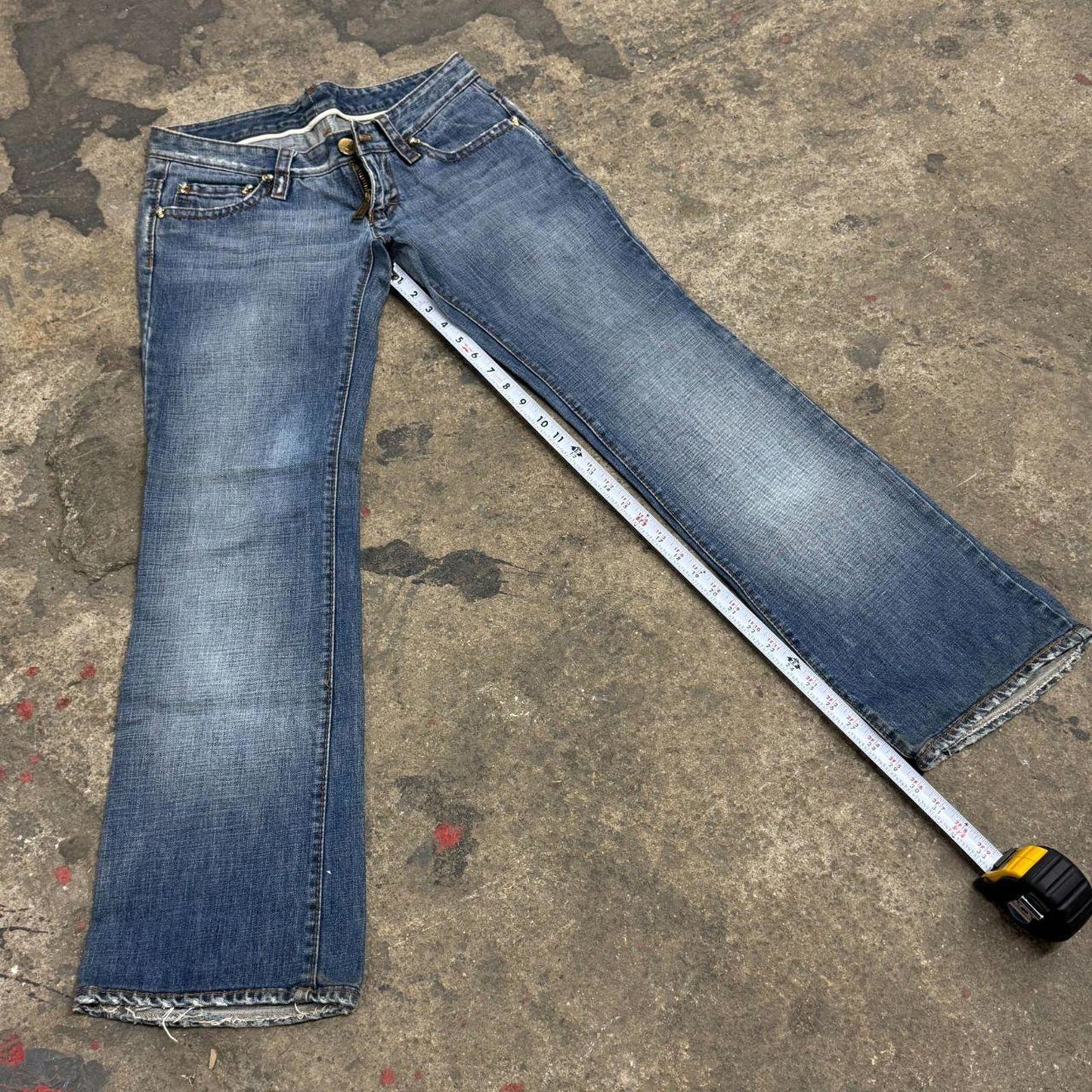 Archival Dsquared² "Faith" Low Rise Flare Jeans S/M