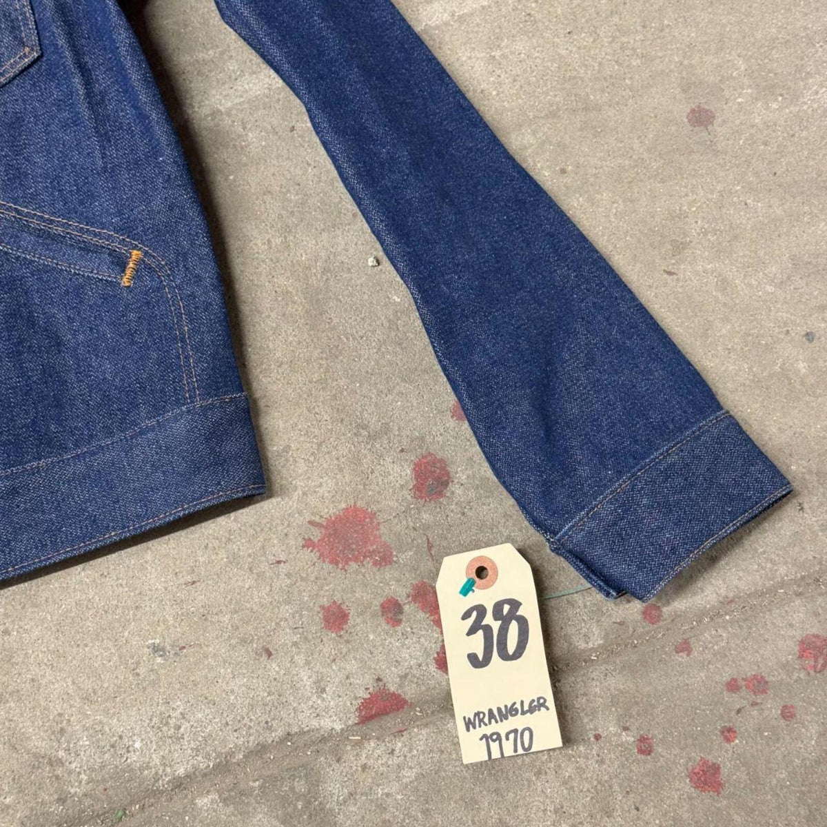 70s Vintage Wrangler "No-Fault" 14oz Denim Jacket 38