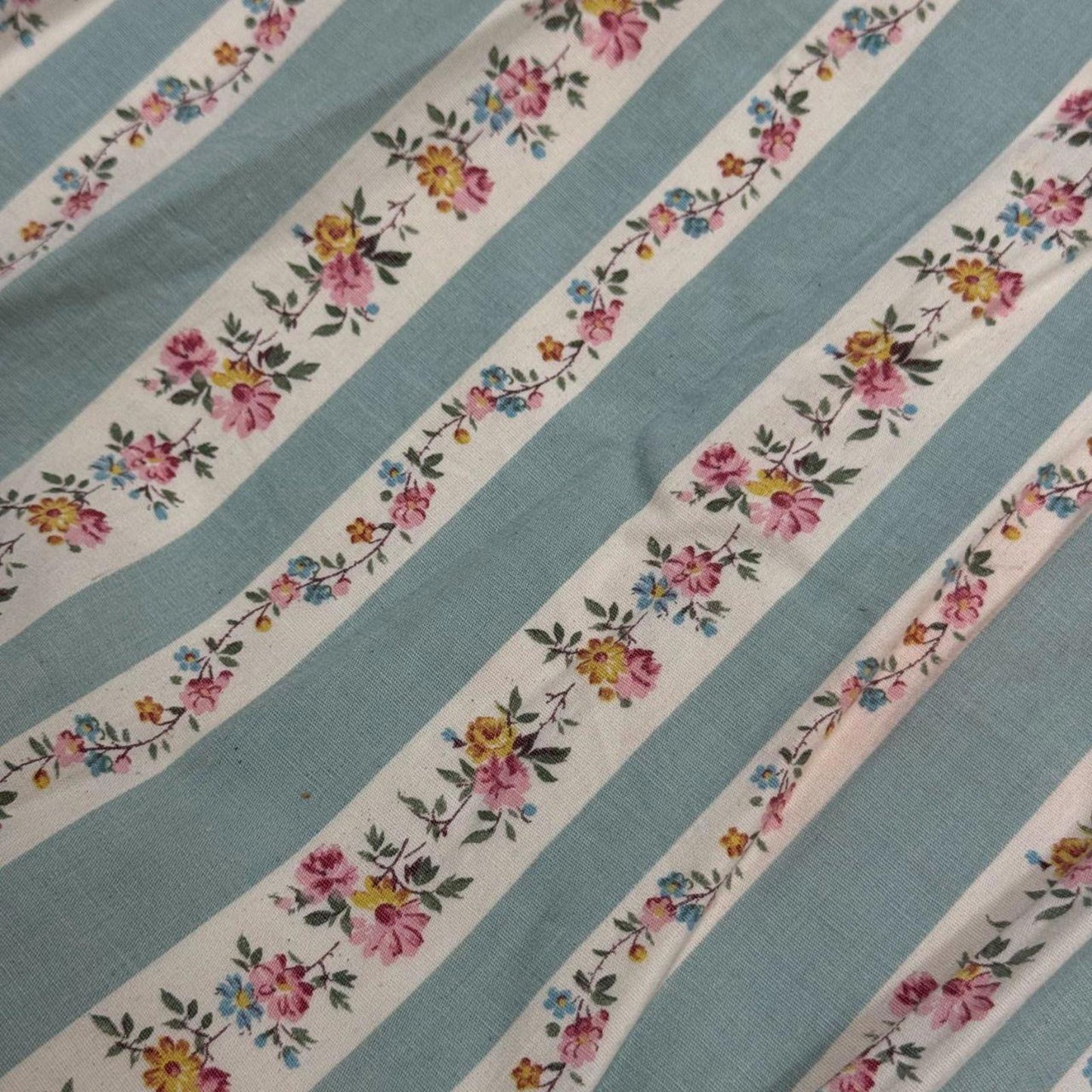 Vintage 40s does 1800s Victorian Blue Pink 2pc Gown Prairie Dress Film Costume